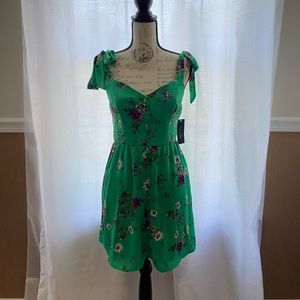 Green Floral Dress
